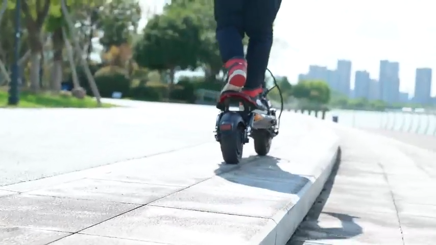 Electric Scooter, 60V 23.4AH, 50MPH Top Speed 50 Mile Range, Dual Motor(Peak 5600W), 10" Off-Road Tires, Dual Suspension, 360° LED Lights, Foldable Commuting & Off-Road Scooter, High Load Capacity