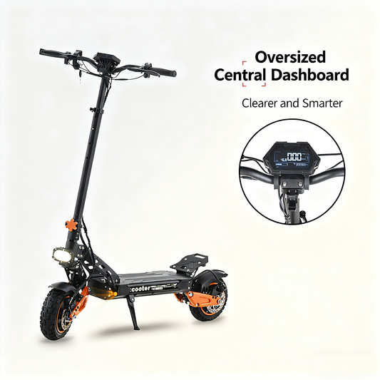 Supports OEM/ODM and LOGO customization, single-drive 48V 21AH lithium battery folding scooters, and two-wheel flatbed scooters
