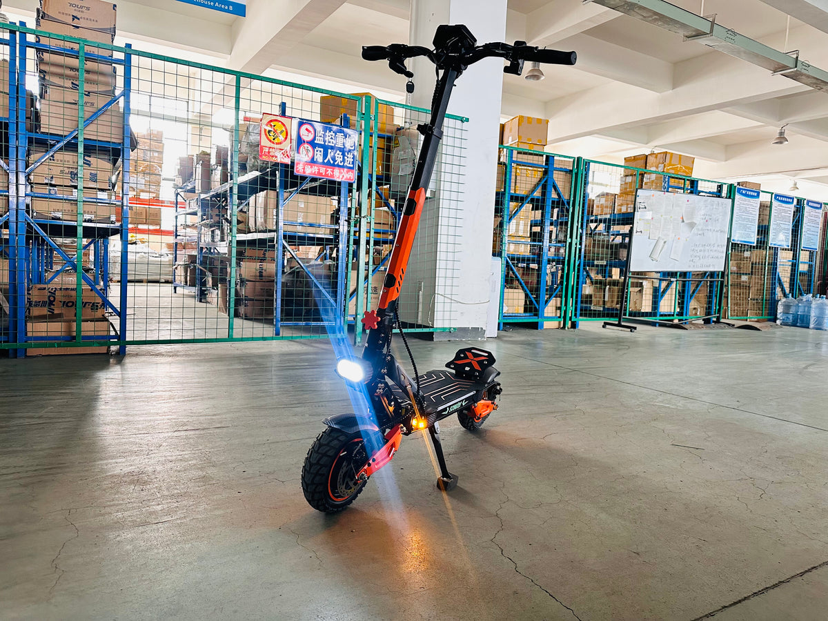 Supports OEM/ODM and LOGO customization, single-drive 48V 21AH lithium battery folding scooters, and two-wheel flatbed scooters