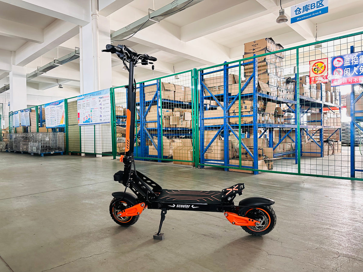 Supports OEM/ODM and LOGO customization, single-drive 48V 21AH lithium battery folding scooters, and two-wheel flatbed scooters
