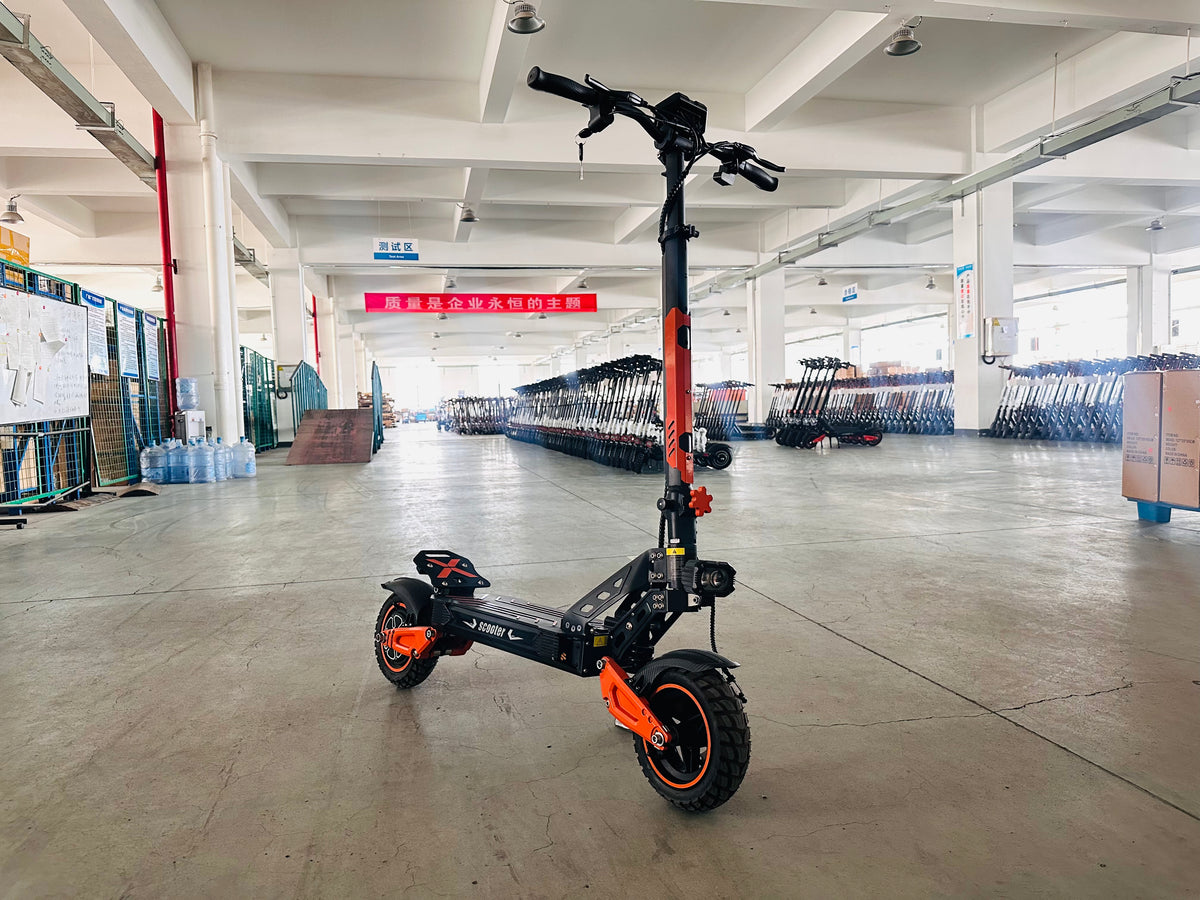 Supports OEM/ODM and LOGO customization, single-drive 48V 21AH lithium battery folding scooters, and two-wheel flatbed scooters