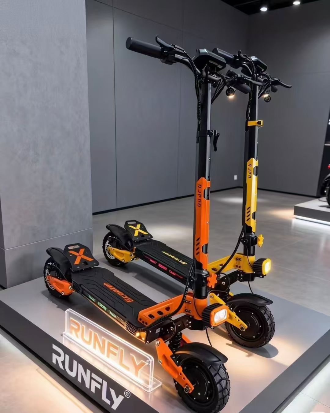 Supports OEM/ODM and LOGO customization, single-drive 48V 21AH lithium battery folding scooters, and two-wheel flatbed scooters